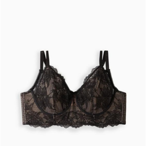 Torrid Dot Lace Bra size 3 - Picture 2 of 6